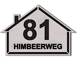 Design Hausnummer