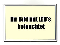 Ihr Foto als Bild mit LED�s beleuchtet !