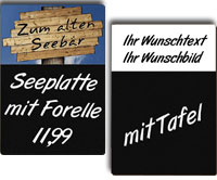 Individuelle Werbetafeln