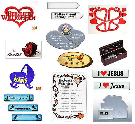 Geschenkideen f�r viele verschiedene Anl�sse