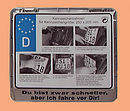Kennzeichenhalter f�r Motorr�der