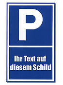 Parkplatzschilder 