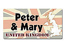 Namensschilder Grossbritannien