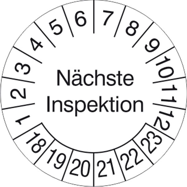 Prfplakette Nchste Inspektion 
