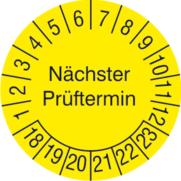 Prfplakette Nchster Prftermin 