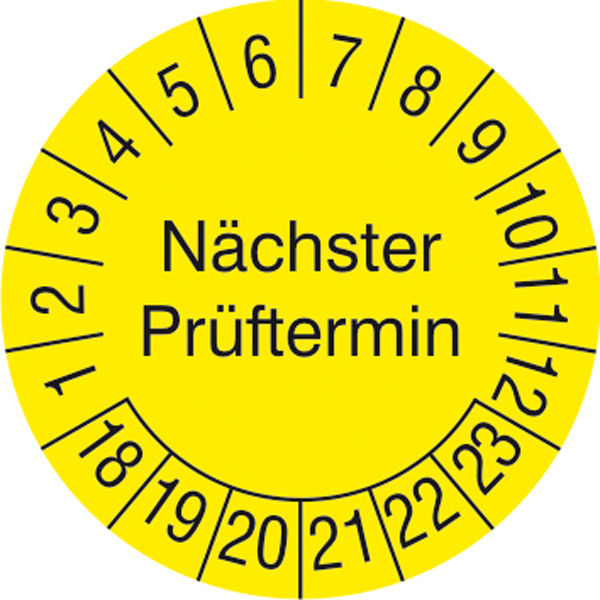 Prfplakette Nchster Prftermin 