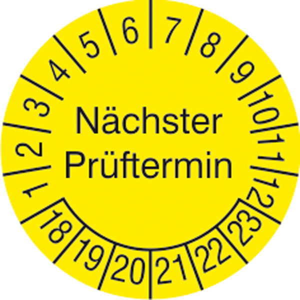 Prfplakette Nchster Prftermin 
