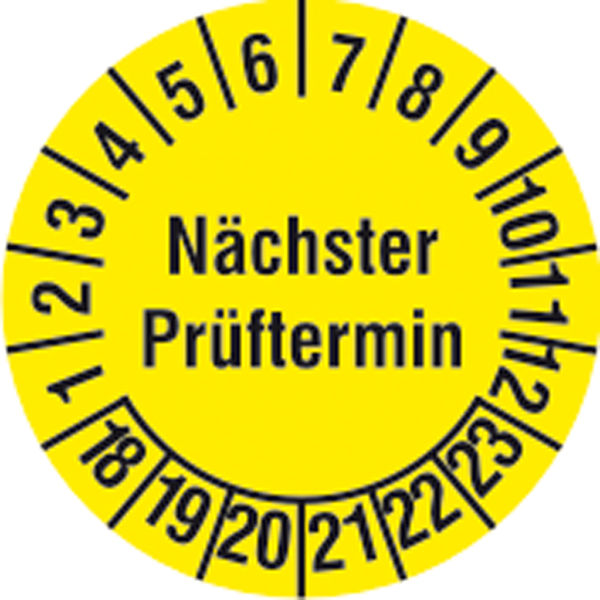 Prfplakette Nchster Prftermin 