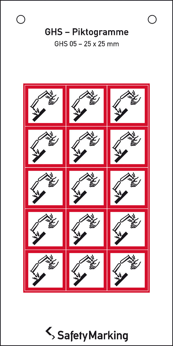 GHS-Gefahrenpiktogramm Symbol 05: tzwirkung