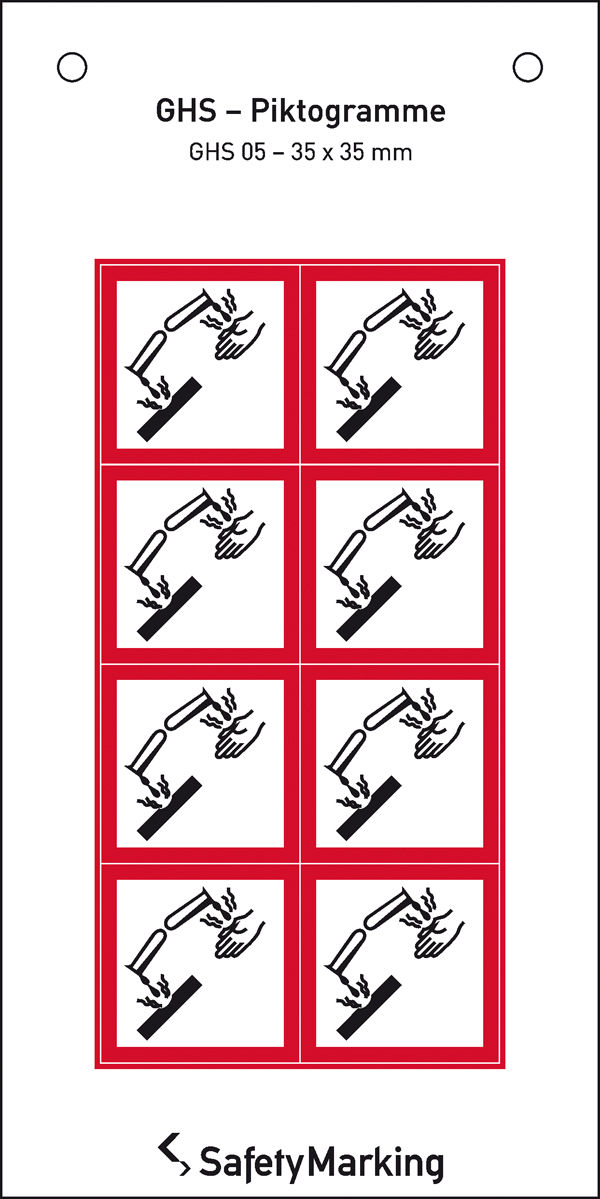 GHS-Gefahrenpiktogramm Symbol 05: tzwirkung