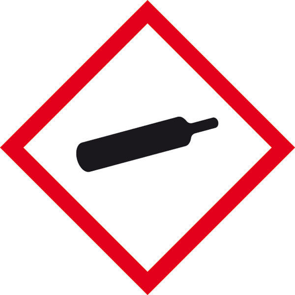 GHS-Gefahrenpiktogramm Symbol 04: Gasflasche
