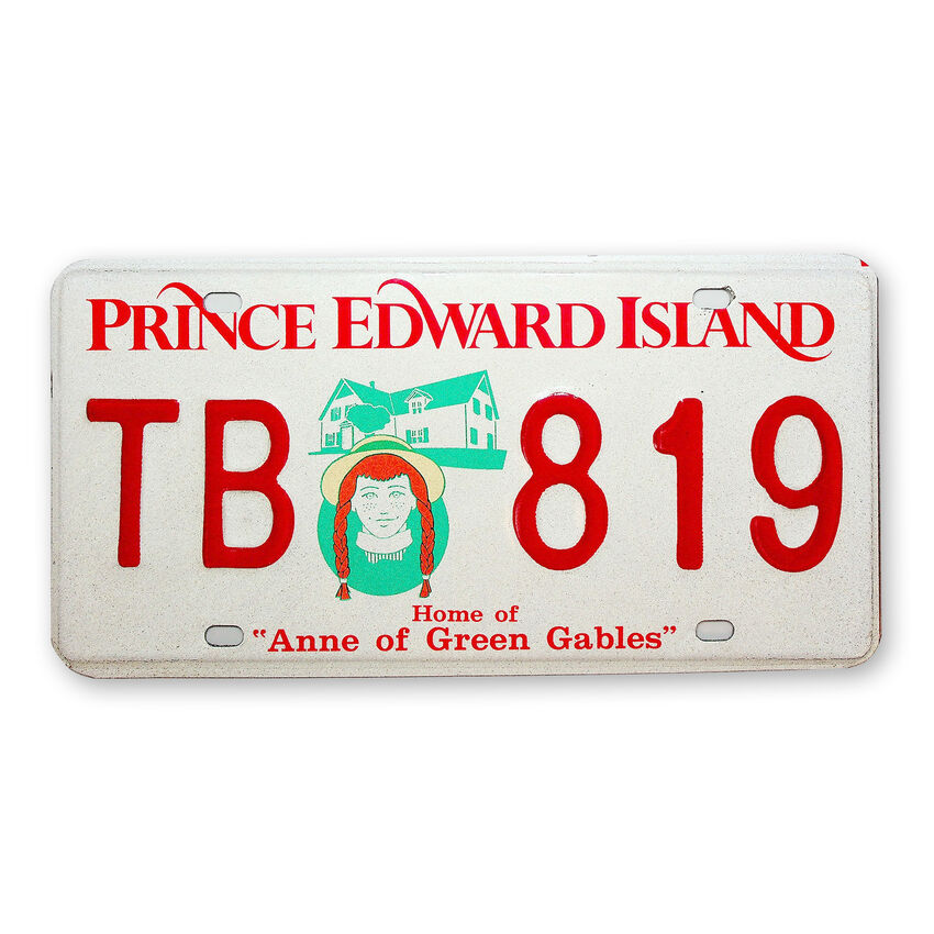 Kanadisches Nummernschild Prince Edward Island