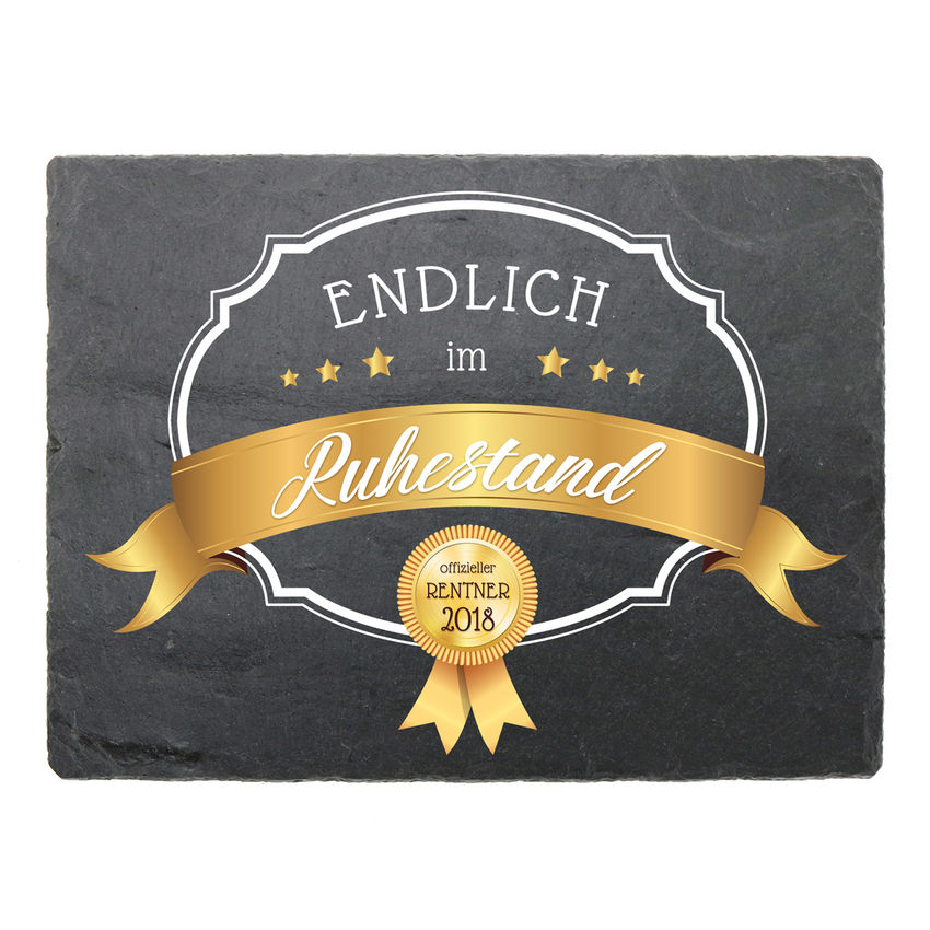 Geschenkidee fr Rentner zum wohlverdienten Ruhestand 200 x 150 mm