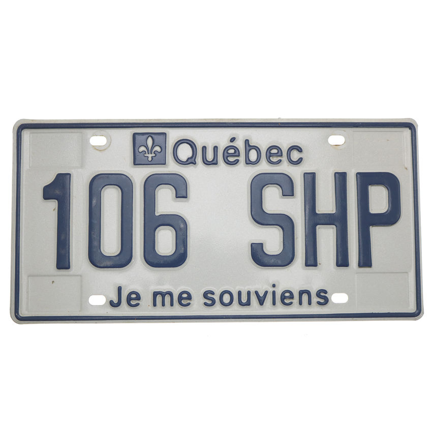 Kanadisches Nummernschild Quebec