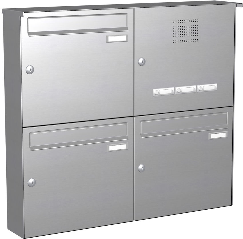 3 Max Knobloch Briefkasten Aufputz Edelstahl Funktion