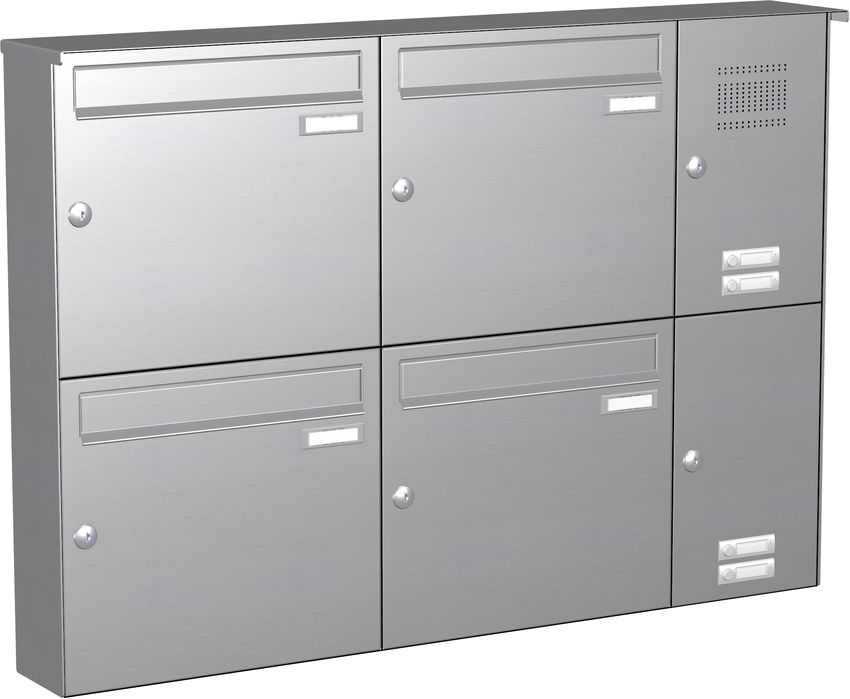 4 Max Knobloch Briefkasten Aufputz Edelstahl Funktion