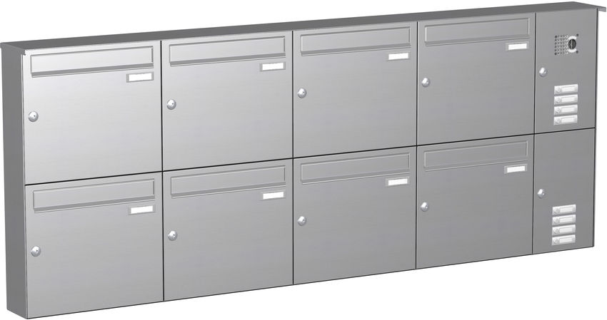 8 Max Knobloch Briefkasten Aufputz Edelstahl Funktion Audio Video