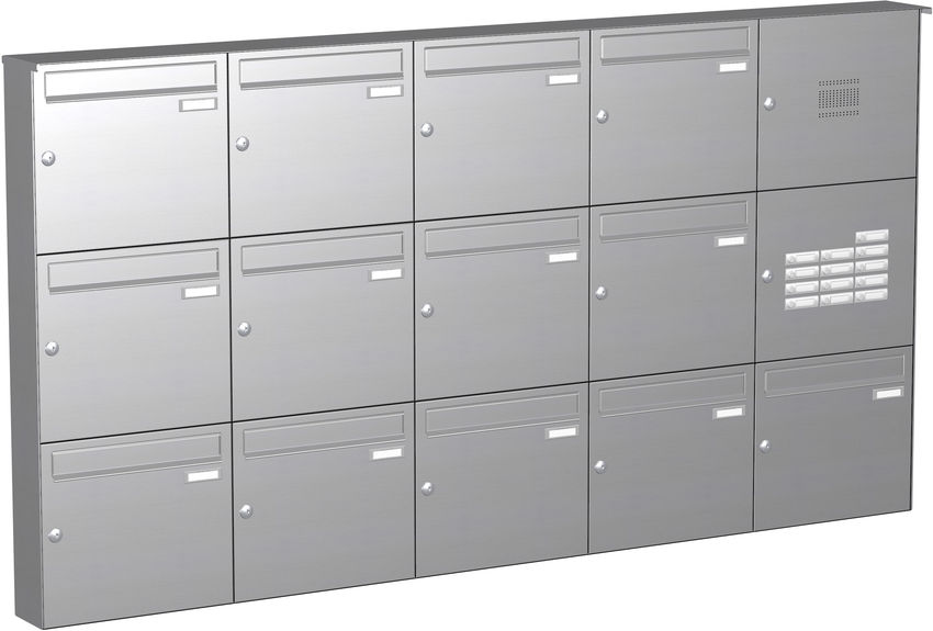 13 Max Knobloch Briefkasten Aufputz Edelstahl Funktion