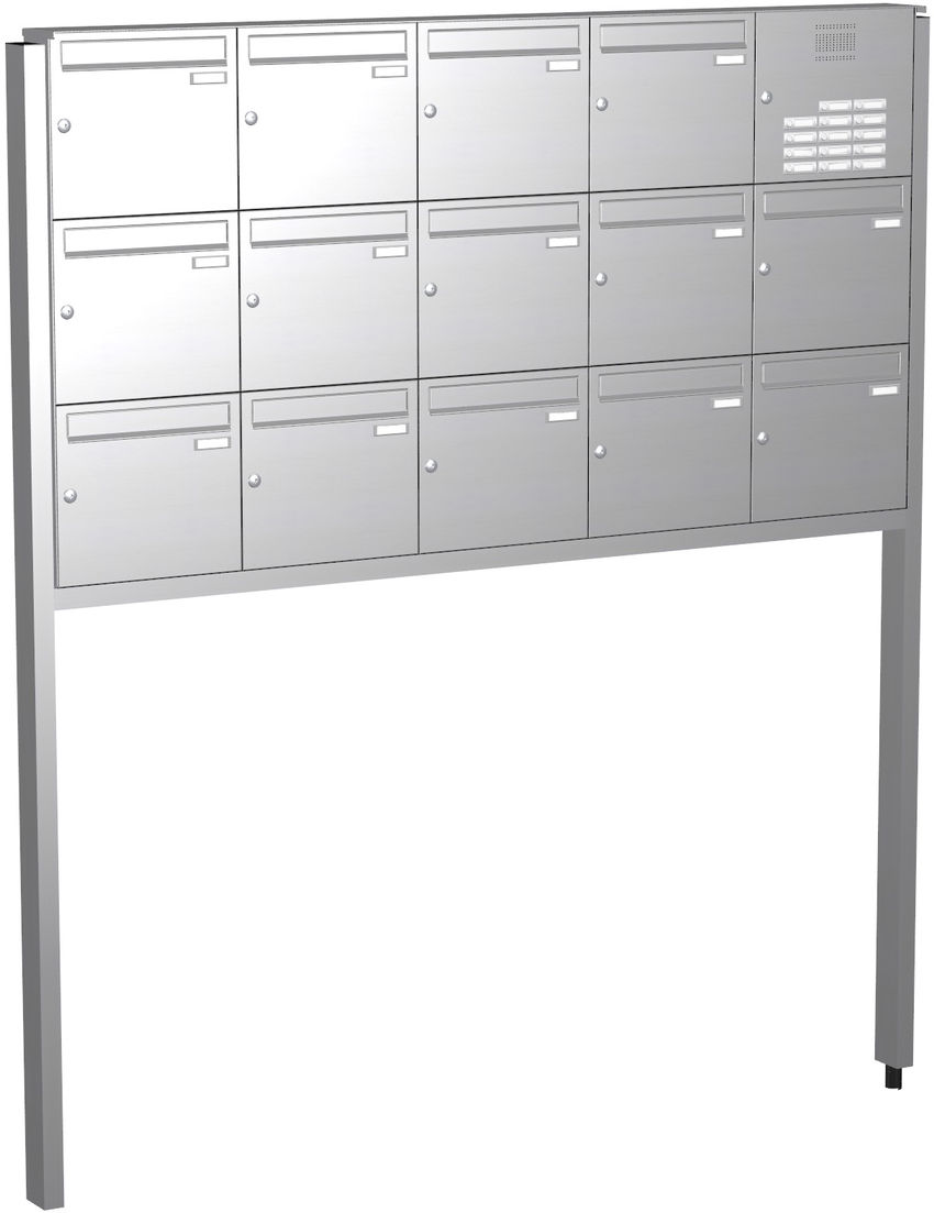 14 Max Knobloch Briefkasten Freistehend Edelstahl Funktion