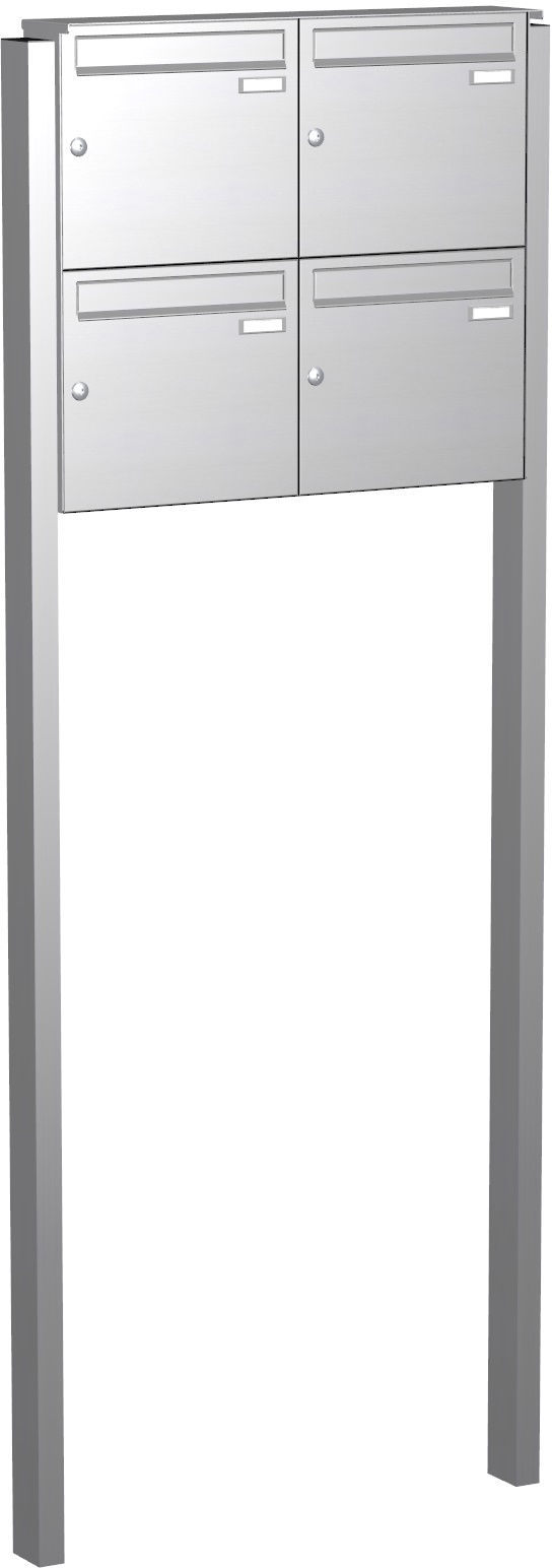 4 Max Knobloch Briefkasten Freistehend Edelstahl