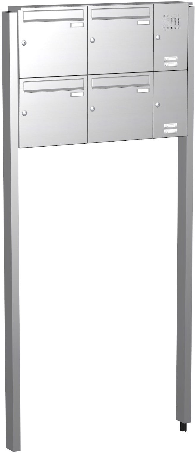 4 Max Knobloch Briefkasten Freistehend Edelstahl Funktion