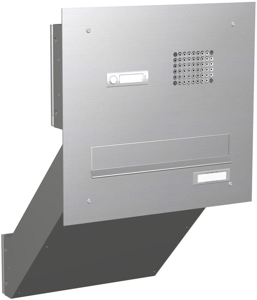 1 Max Knobloch Briefkasten Mauerdurchwurf Edelstahl Funktion Audio