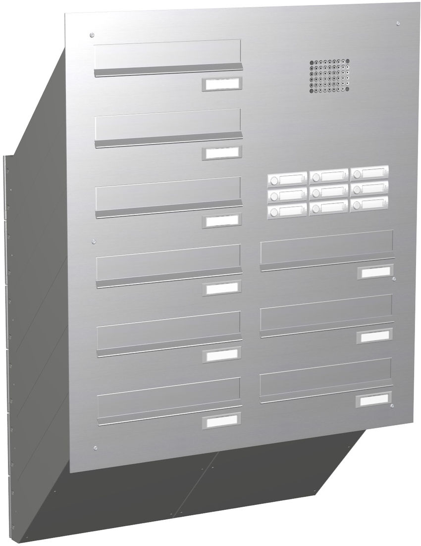 9 Max Knobloch Briefkasten Mauerdurchwurf Edelstahl Funktion Audio