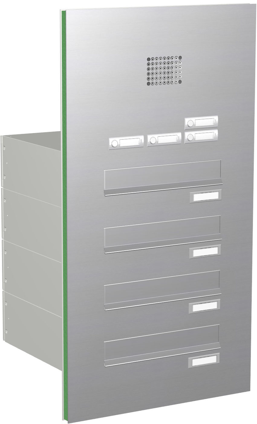 4 Max Knobloch Briefkasten Trseite Edelstahl Funktion Audio