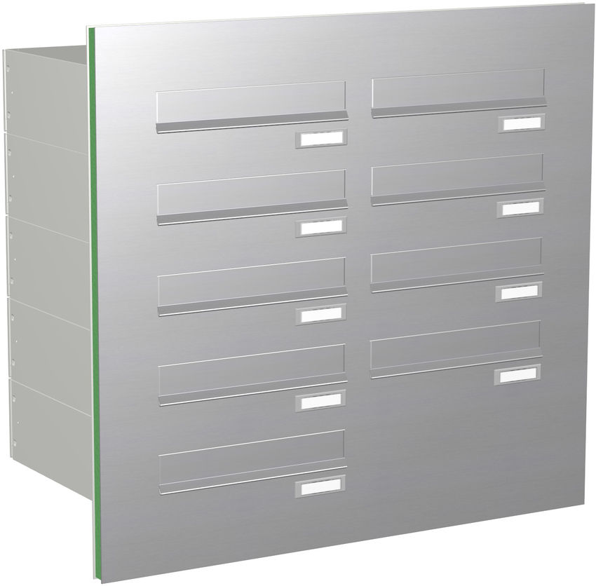 9 Max Knobloch Briefkasten Trseite Edelstahl