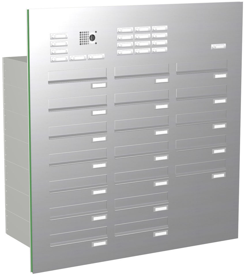 19 Max Knobloch Briefkasten Trseite Edelstahl Funktion Audio Video
