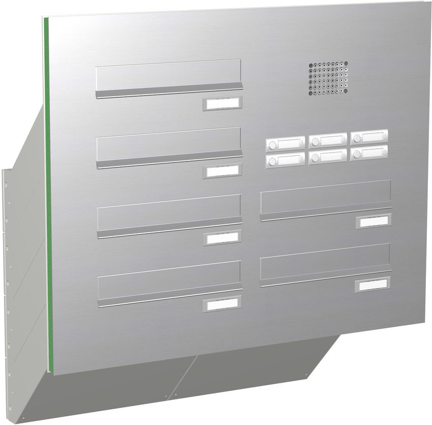 6 Max Knobloch Briefkasten Trseite Edelstahl Funktion Audio
