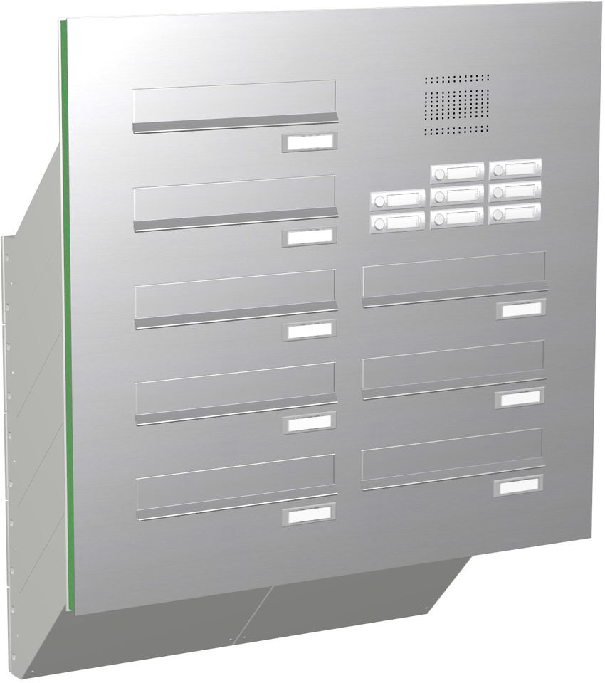 8 Max Knobloch Briefkasten Trseite Edelstahl Funktion