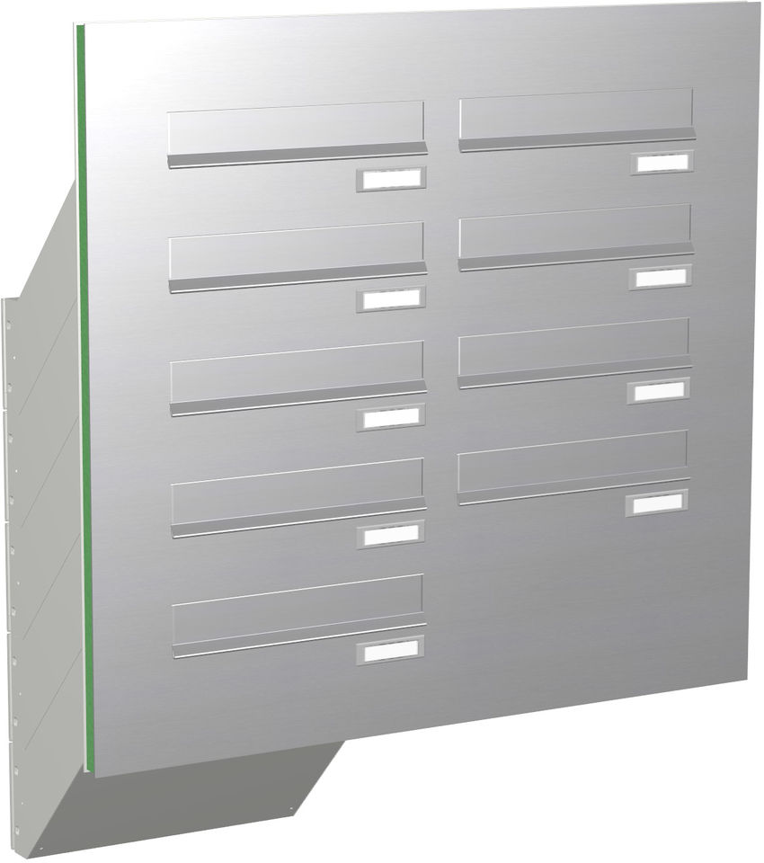 9 Max Knobloch Briefkasten Trseite Edelstahl