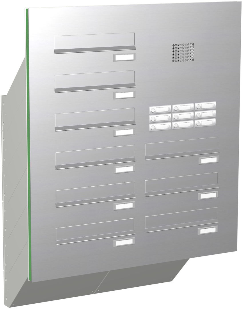 9 Max Knobloch Briefkasten Trseite Edelstahl Funktion Audio