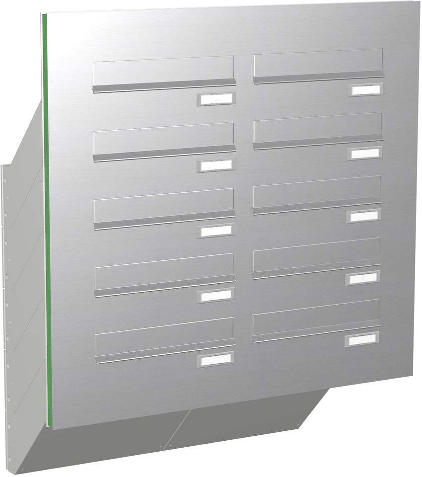 10 Max Knobloch Briefkasten Trseite Edelstahl