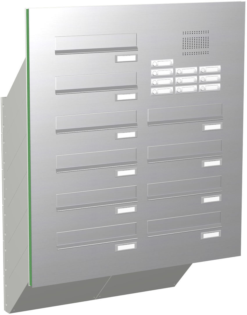 10 Max Knobloch Briefkasten Trseite Edelstahl Funktion