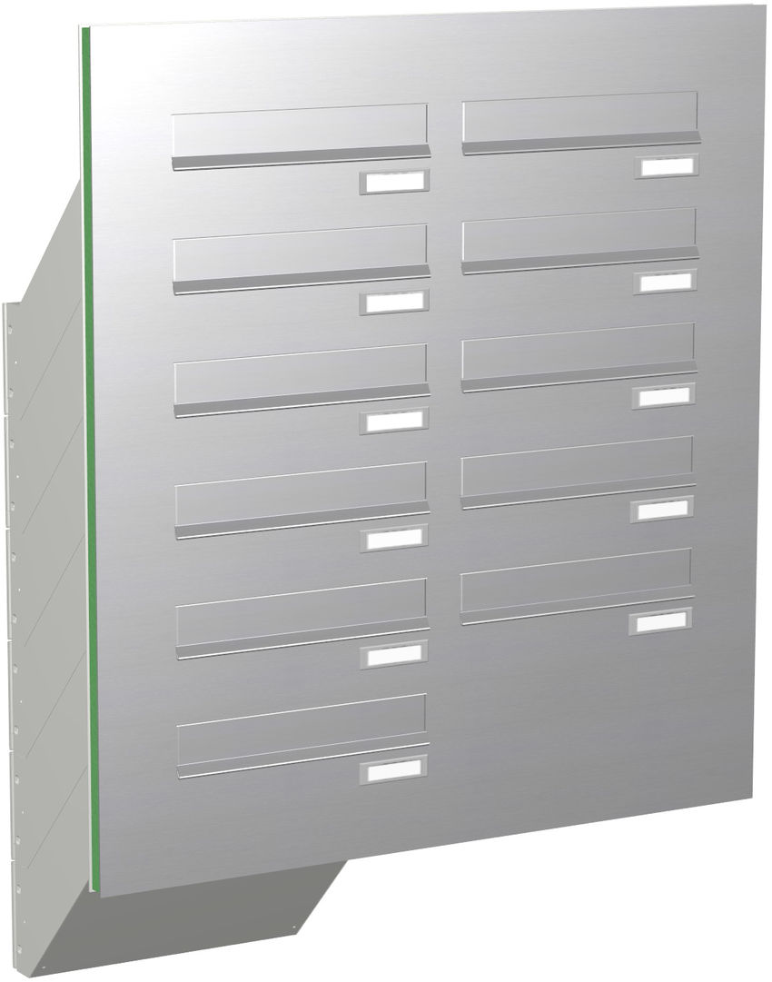 11 Max Knobloch Briefkasten Trseite Edelstahl
