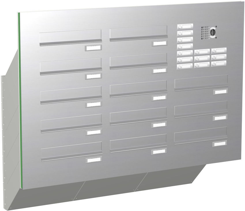 13 Max Knobloch Briefkasten Trseite Edelstahl Funktion Audio Video