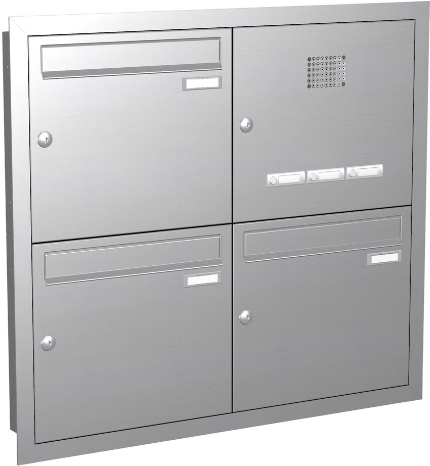 3 Max Knobloch Briefkasten Unterputz Edelstahl Funktion Audio