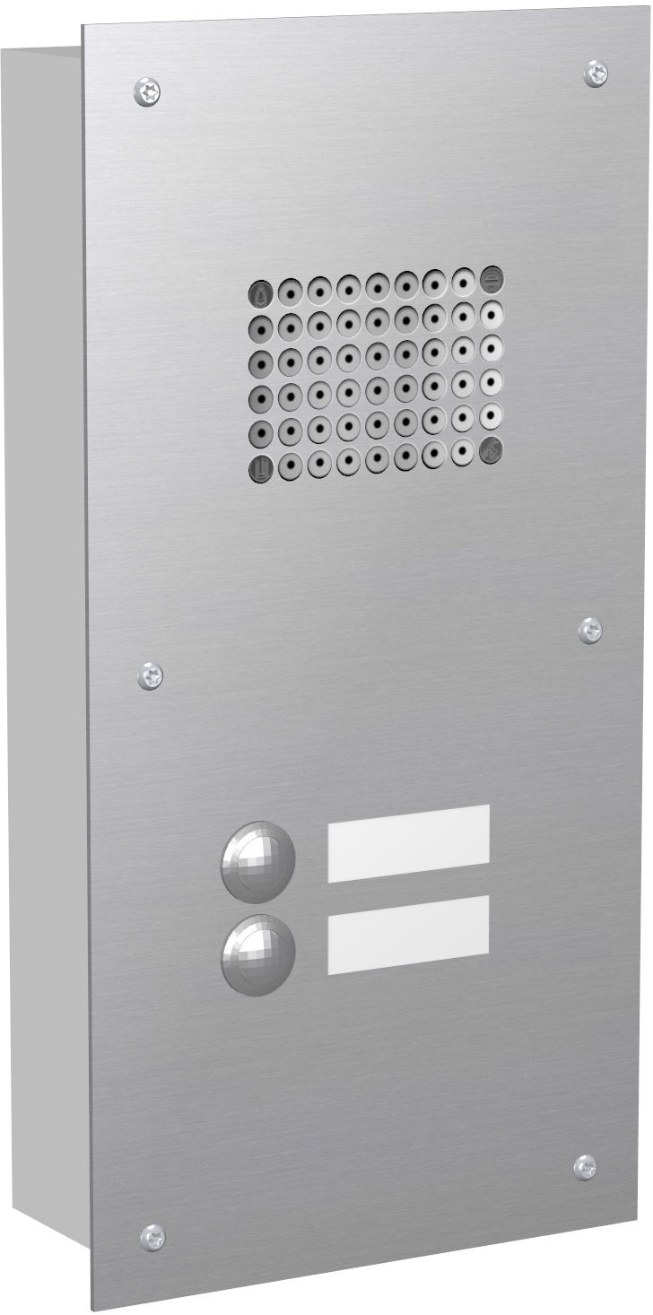 2 Max Knobloch Klingel Unterputz Edelstahl Funktion Audio