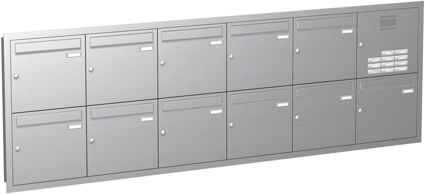 11 Max Knobloch Briefkasten Unterputz Edelstahl Funktion