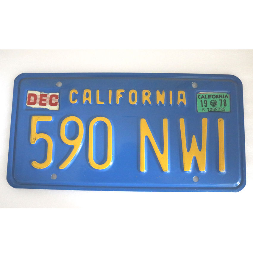 USA PKW Kennzeichen California
