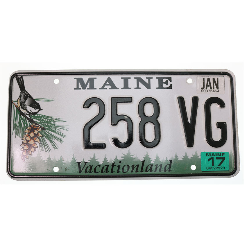 US Kennzeichen Maine - original Nummernschild aus den USA