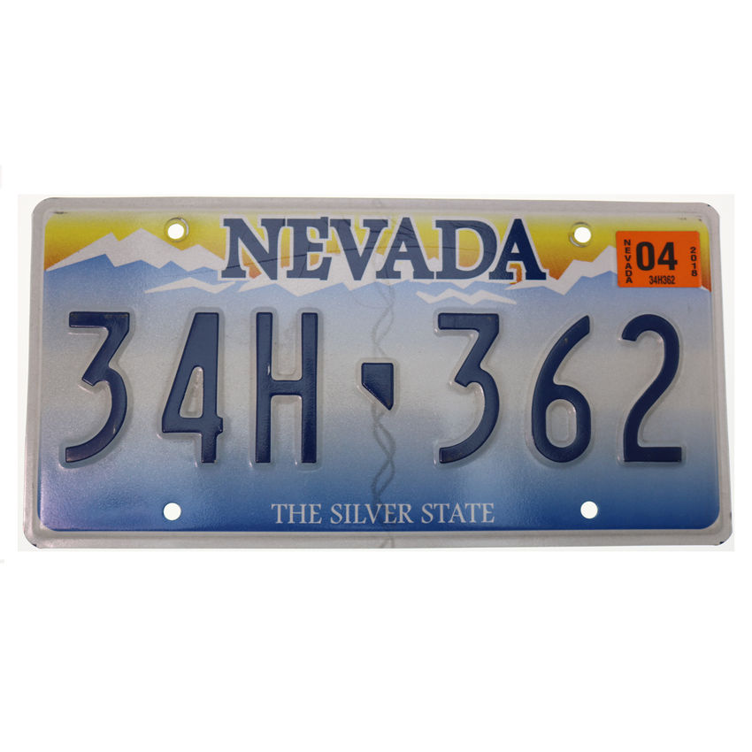 US Kennzeichen Nevada - original Nummernschild aus den USA