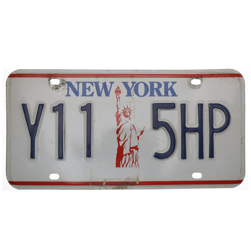 US Kennzeichen New York - original Nummernschild aus den USA