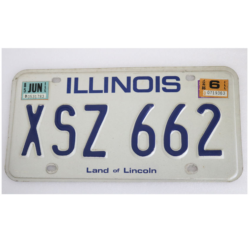 US-Nummernschild Illinois - original