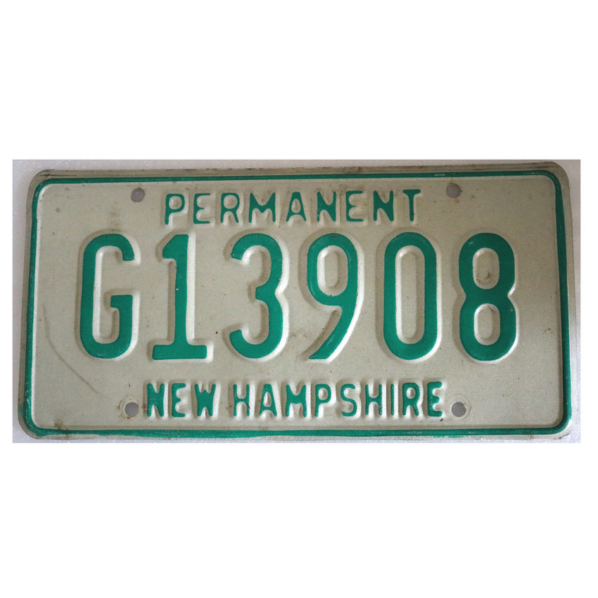 US Kennzeichen New Hampshire - original Nummernschild aus den USA