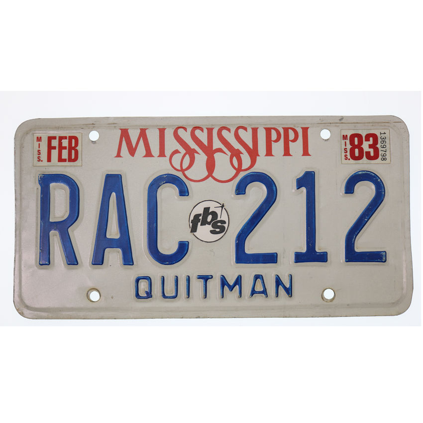 US Fahrzeugschild Mississippi - original Nummernschild aus den USA