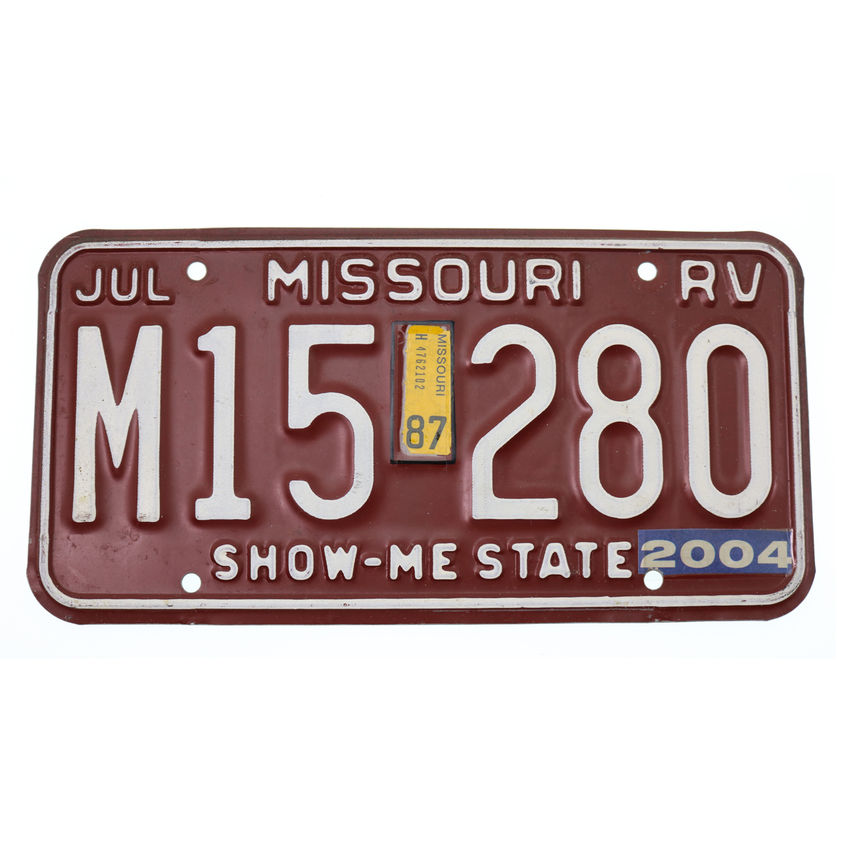 USA Kennzeichen Missouri - originales Nummernschild