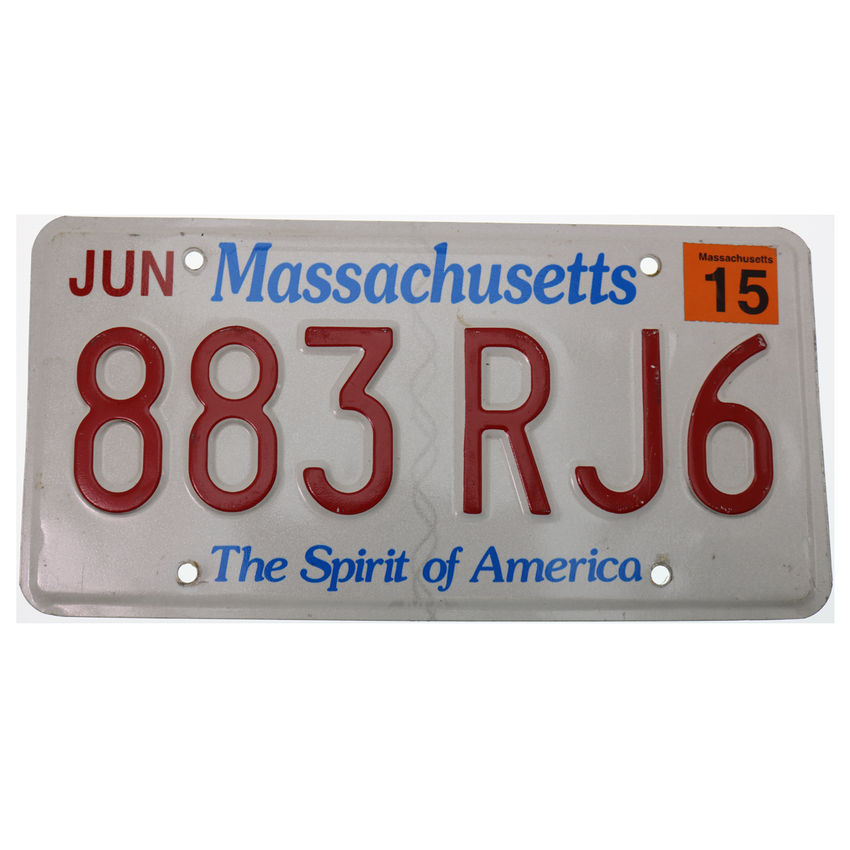 US Kennzeichen Massachusetts - original Nummernschild aus den USA